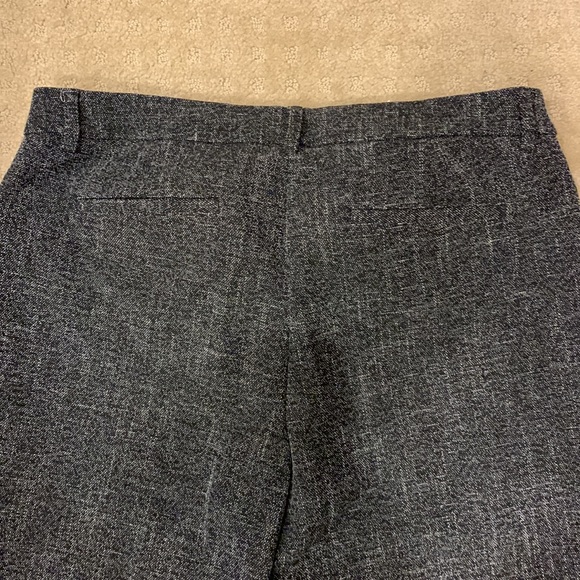 Express Columnist barely boot mid rise stretch trousers, size 12R, black/white - Picture 6 of 6